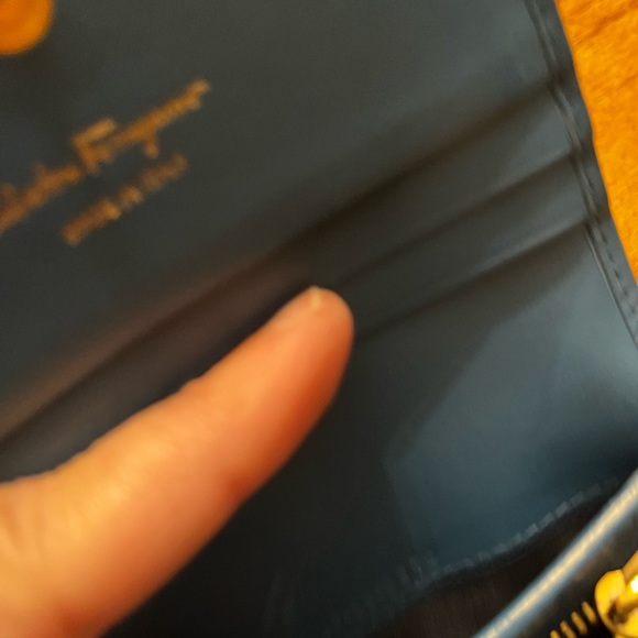 Salvador Ferragamo Small blue excellent wallet - Picture 9 of 13